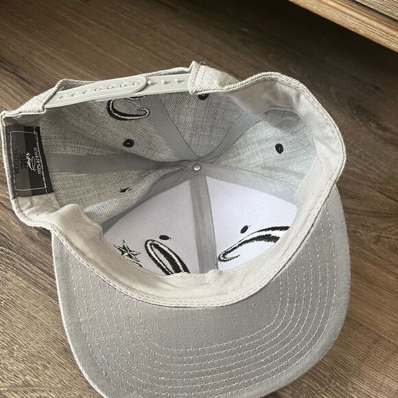 Cali California Republic 3D Snapback Flat Bill Hat Cap Two Tone Heather /Black - Picture 3 of 6